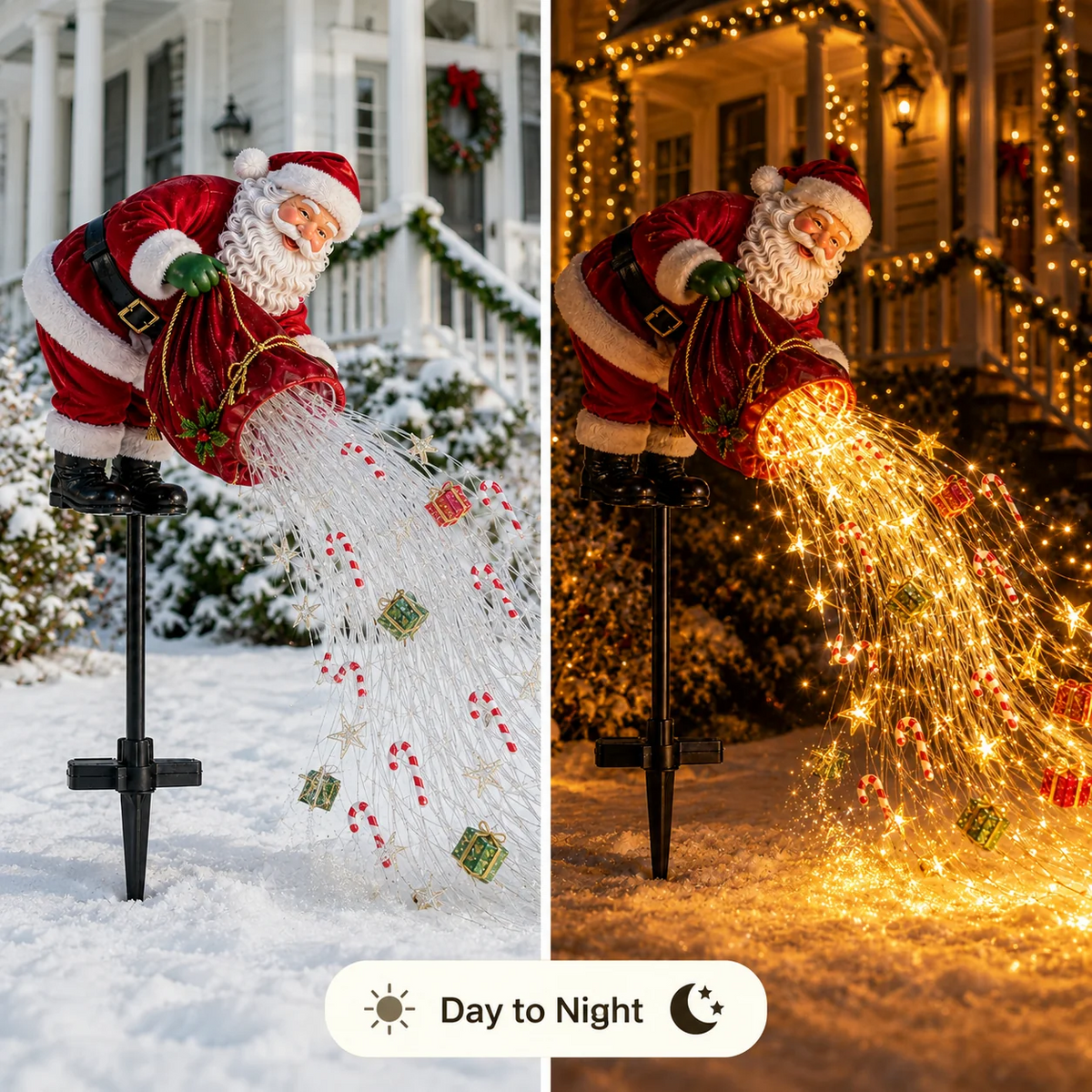 Christmas Light Garden Decorate - Flowing Light Collection