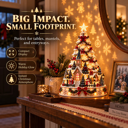 Christmas Led Projector - Village Centerpiece