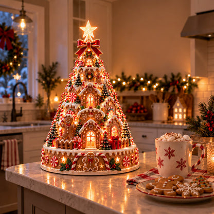 Christmas Led Projector - Village Centerpiece