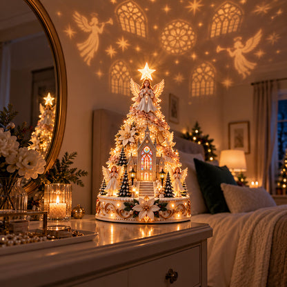 Christmas Led Projector - Village Centerpiece