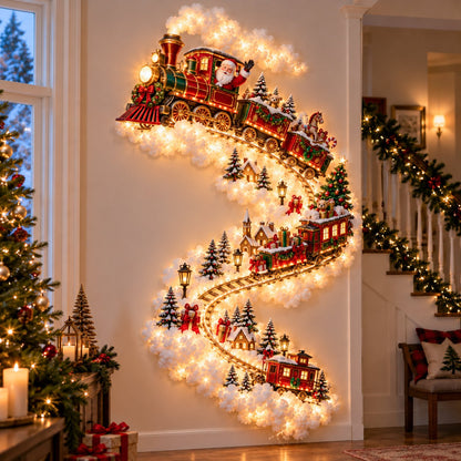 Christmas Wall Decor - Magic Trail Wall Light - Layered Lighted