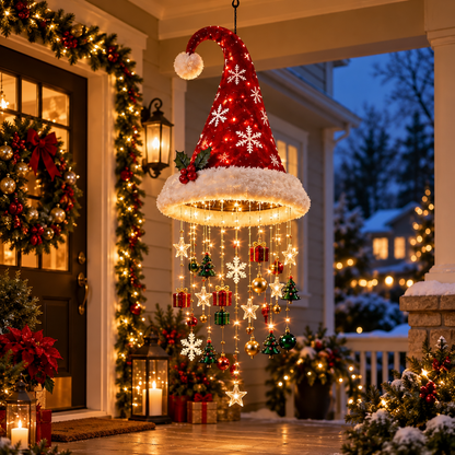 Christmas Decoration - Hanging Light - Festive LED Chandelier