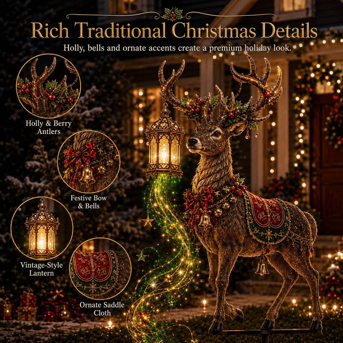 Christmas Light Garden Decorate - Flowing Light Collection