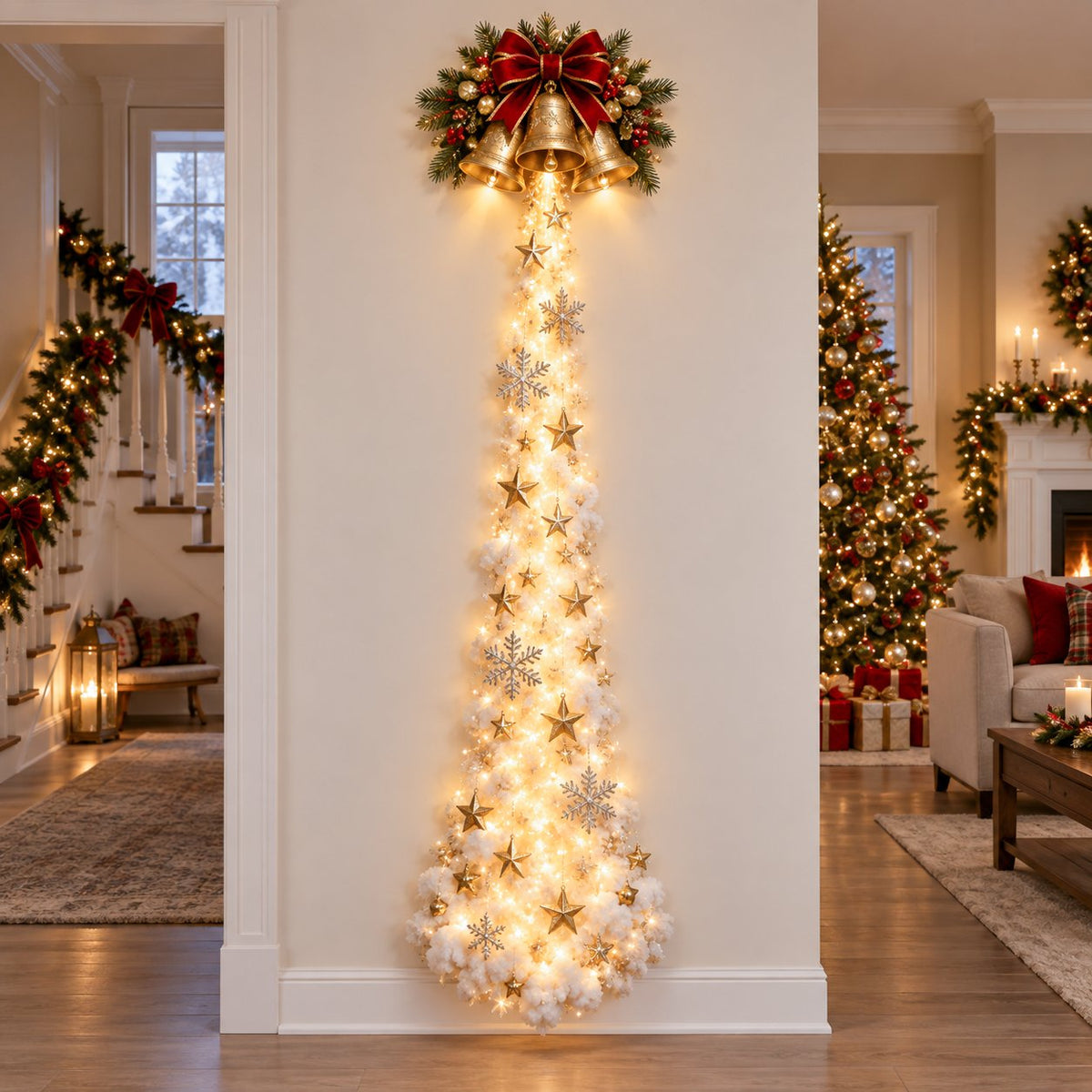 Christmas Wall Decor - Magic Trail Wall Light - Layered Lighted