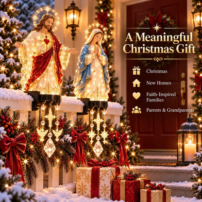 Christmas Decor - Sacred Christmas Railing Lights