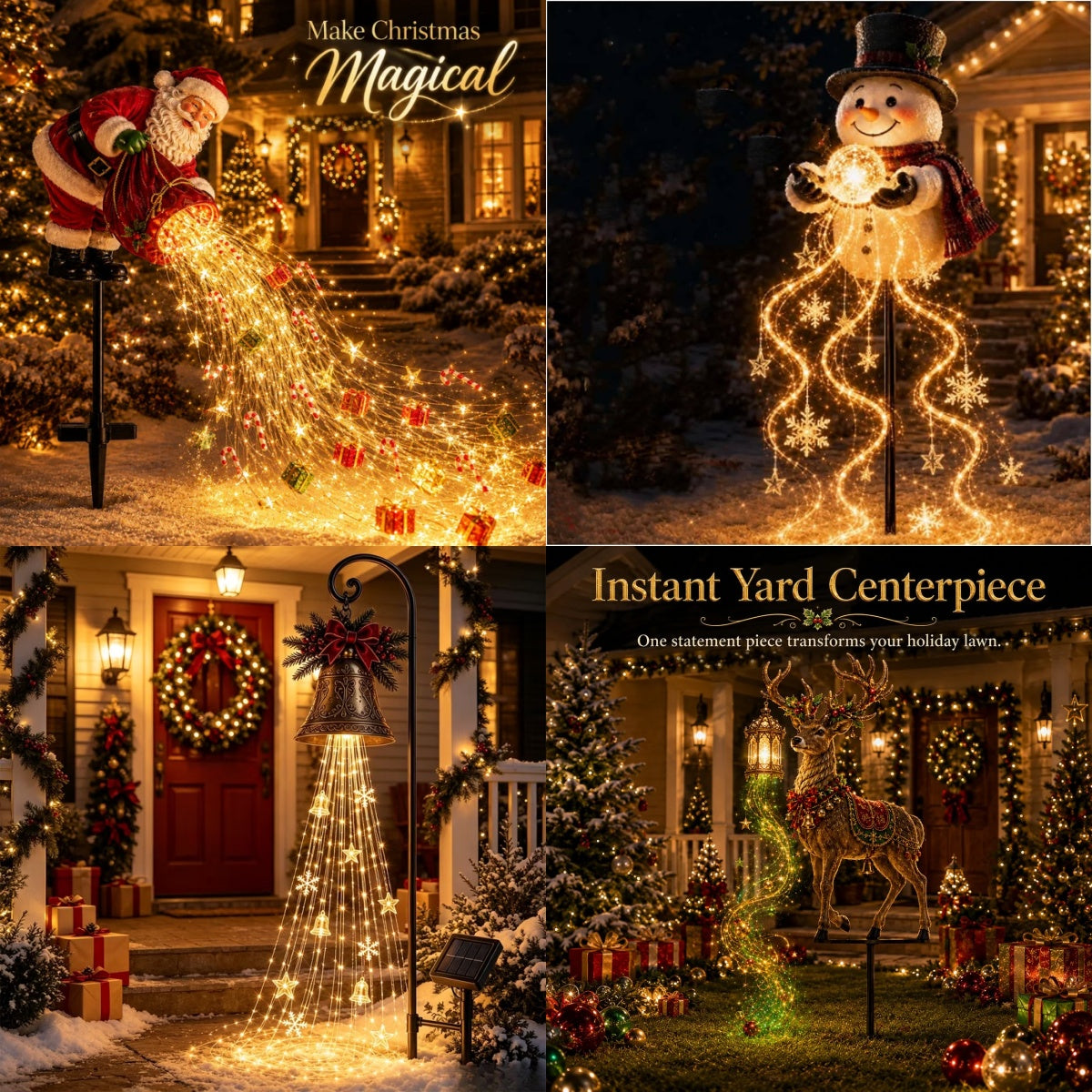 Christmas Light Garden Decorate - Flowing Light Collection