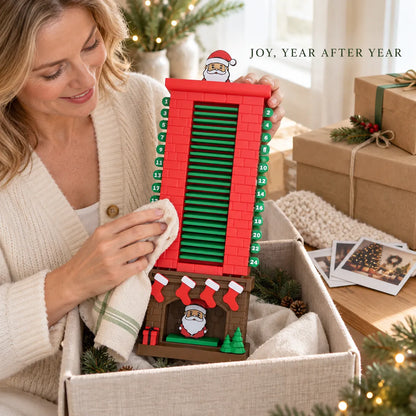25-day Christmas Countdown Calendar - Santa Chimney