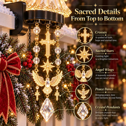 Christmas Decor - Sacred Christmas Railing Lights