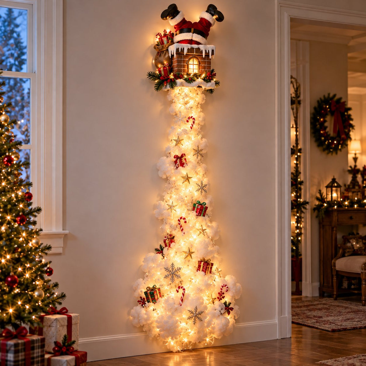 Christmas Wall Decor - Magic Trail Wall Light - Layered Lighted