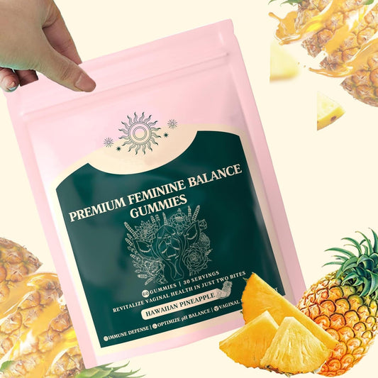 Balance Gummies for Women with Pineapple & Probiotics - 60 Count | PureBlissy