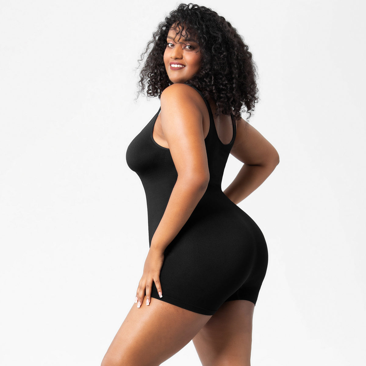 Seamless Tank Bodysuit Shorts Shaper
