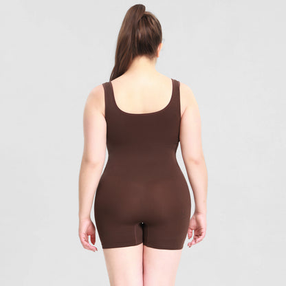 Seamless Tank Bodysuit Shorts Shaper