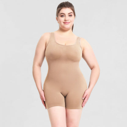 Seamless Tank Bodysuit Shorts Shaper