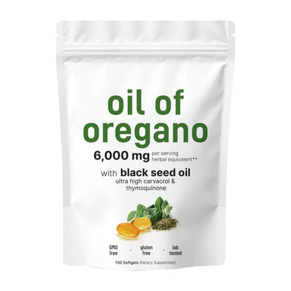 Oregano Oil with Black Seed Oil Boost Immunity and Antioxidants