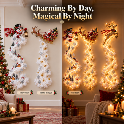 Christmas Wall Decor - Magic Trail Wall Light - Layered Lighted