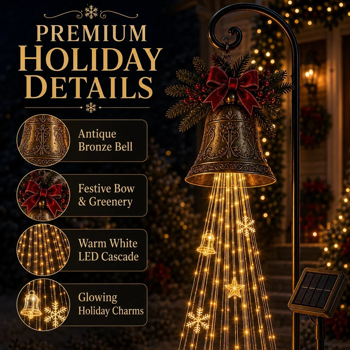 Christmas Light Garden Decorate - Flowing Light Collection
