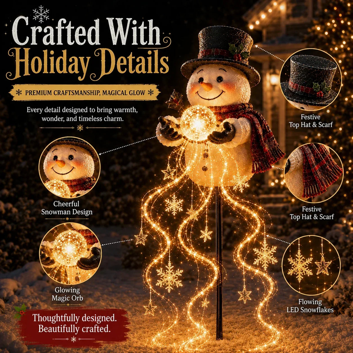 Christmas Light Garden Decorate - Flowing Light Collection