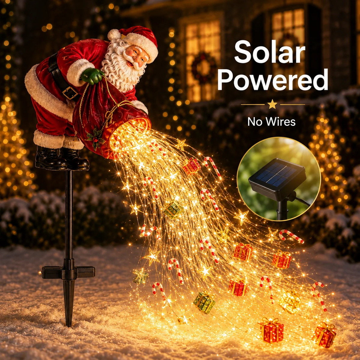 Christmas Light Garden Decorate - Flowing Light Collection